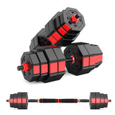 Octagon Dumbbells Weights for Home Gym Exercise Training with Connecting Rod - 40kg